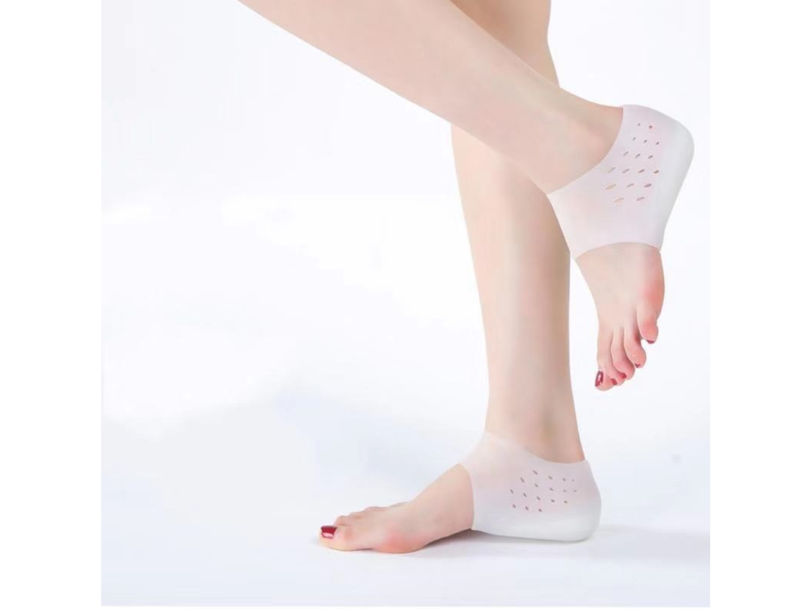 Palmilhas De Silicone Para Aumentar A Altura Do Calcanhar, Com Proteção E Amortecimento.