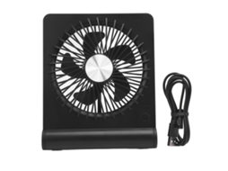 Ventilador de mesa portátil USB silencioso 3 velocidades S/MARCA