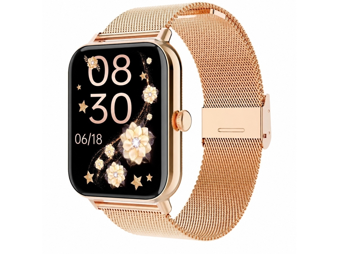 Chaberlu Smartwatch Feminino Com Chamada Bluetooth, Ecrã De 1,8", 3 Pulseiras, 110 Modos Desportivos, Compatível Ios E Android