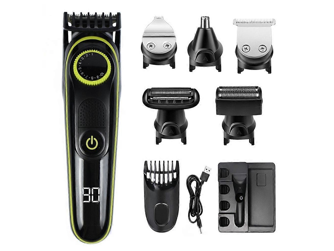 Aparador Elétrico Multifuncional Com Display Lcd, Para Barba E Corpo