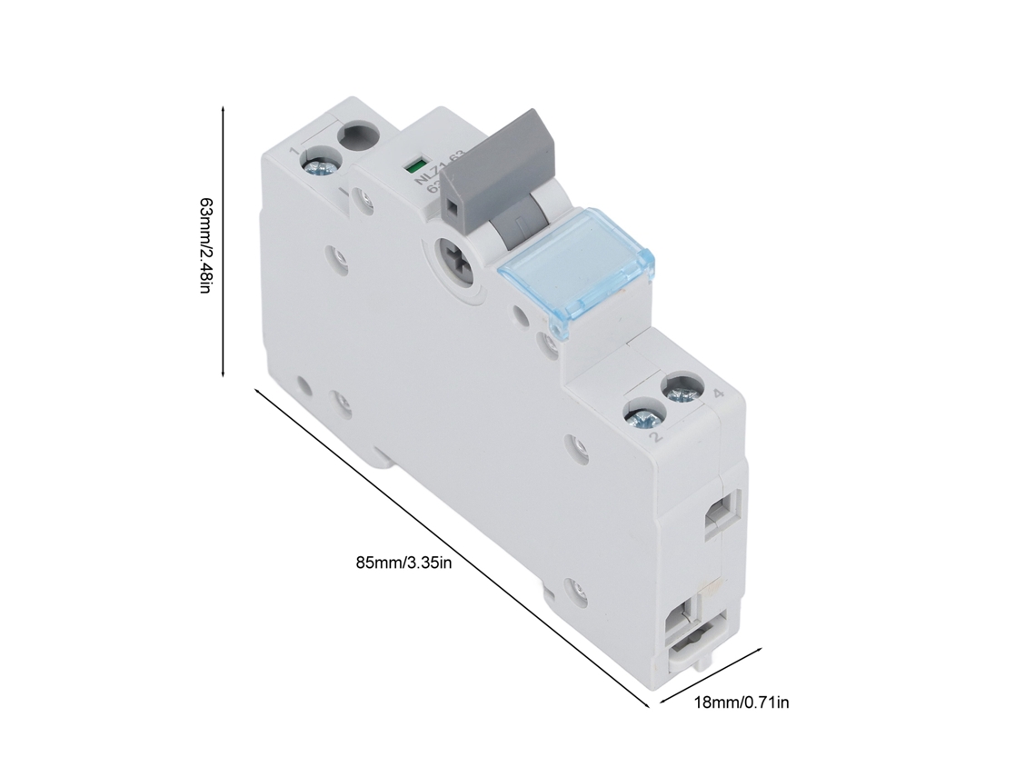 Interruptor Manual Transfer 63a 1p 230vac Rail Din