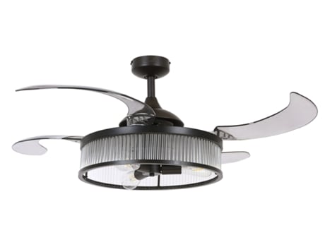 FANAWAY Corbelle 36In 4Blade Ac Fan/Lt 3E27 Ant-Bk 3Sp-Rc