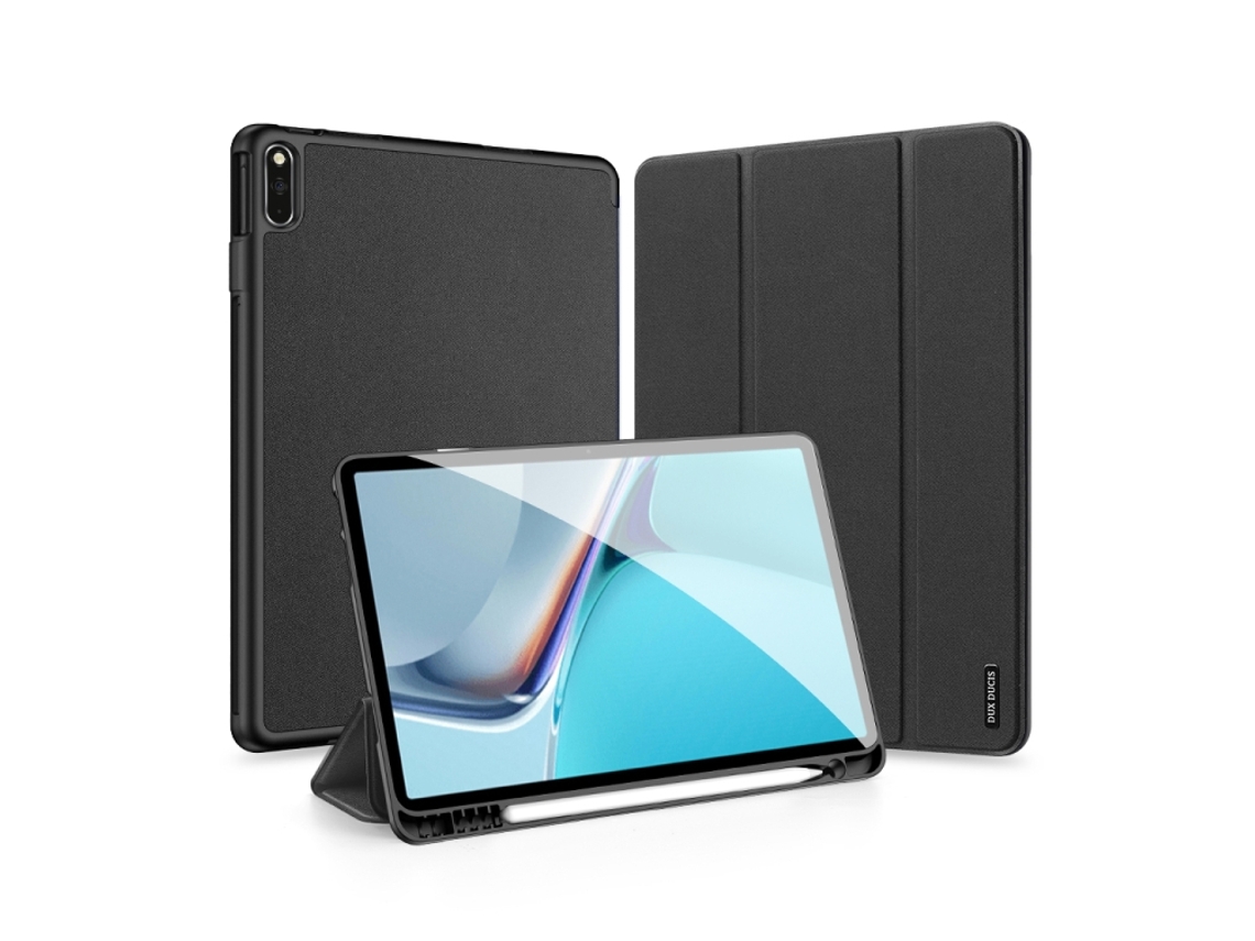 Capa‑flip Horizontal Pu Magnética Halinuia Com Suporte Três Dobras Para Huawei Matepad 11 2021