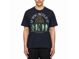 Rockinstone Field Of Dreams He Will Come Navy Adult T-shirt Size:xxxl