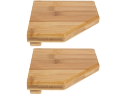Shineofi Conjunto De 2-prateleiras Canto Para Parede, 14cm, Flutuantes, Otimizadas Para Banheiro