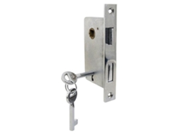 Fechadura de Porta Embutida Prateado 83 X 46 Mmolcese Ricci
