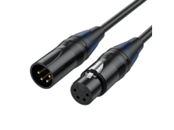 Cabo De Alimentação Para Monitor/gravador Câmera Dslr 4 Pinos, Conector Xlr4 Macho Para Fêmea