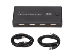 Aetheria seletor de Comutação Usb 2.0 2 em 4 Out para Dispositivos Periféricos com Alta Compatibilidade