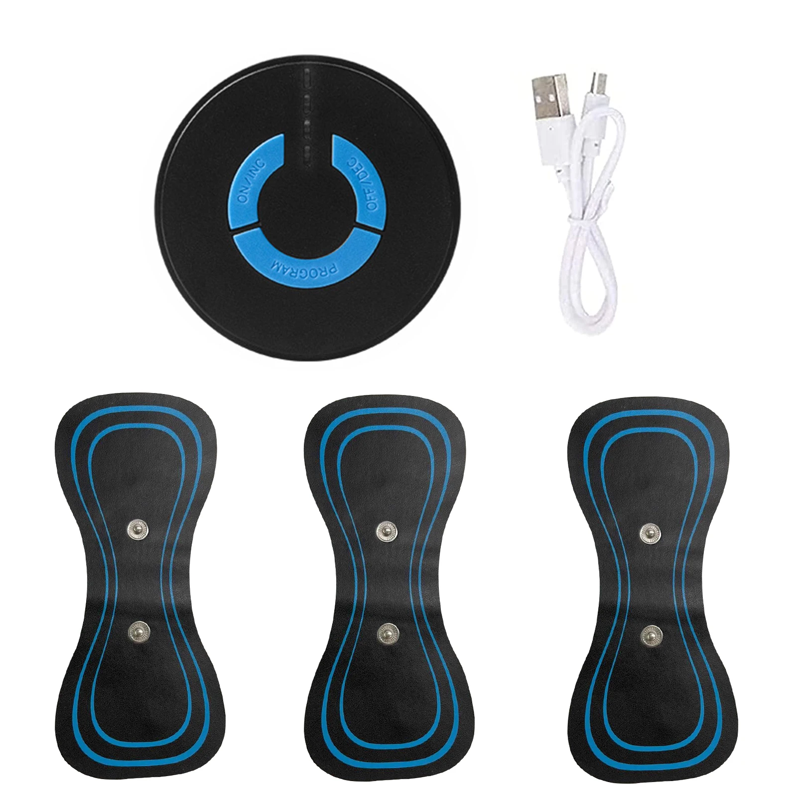 Mini Massageador Elétrico Portátil Para Pescoço, Confortável E Inteligente, Com Adesivo Massagem Cervical, Alivia Dores Musculares E Meridianos.