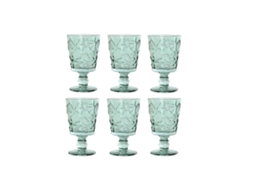 Conjunto De Copos Em Casa Esprit Turquesa Cristal 345 Ml (6 Unidades)