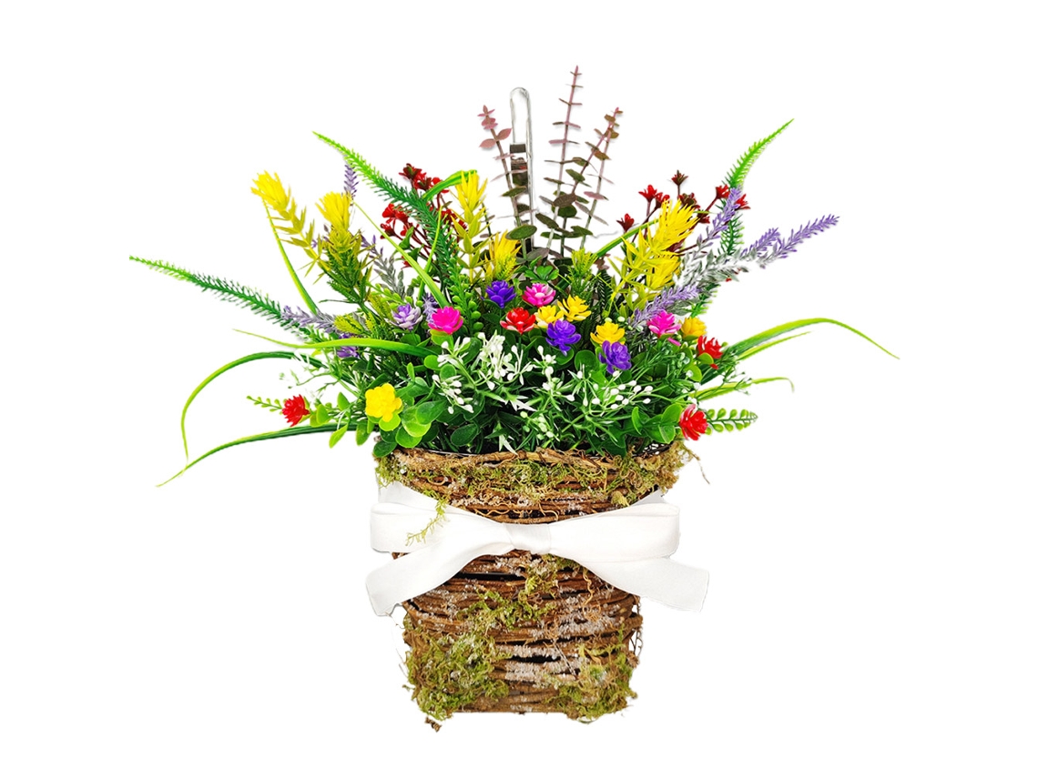 Guirlanda de Flores Silvestres Texas Primavera Verão | S/MARCA