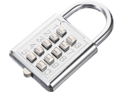 Cadeado Cabilock Com Teclado Numérico E Combinação De 10 Dígitos, Resistente Às Intempéries, Em Metal, Ideal Para