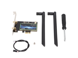 Placa Sem Fio 2.4ghz 5ghz Banda Dupla 802.11 A/b/g/n/ac Adaptador De Rede Pcie