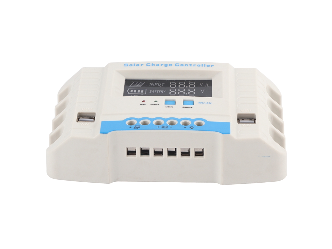 Controlador de Carga Solar 40a com LCD e Proteções Elétricas, Resistente a Impactos | S/MARCA