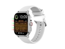 Smartwatch I120 1 95 Polegadas Bluetooth Chamada Monitoramento de Saúde Mais de 100 Modalidades Esportivas Ip76 À Prova D Água Prata Bestvite