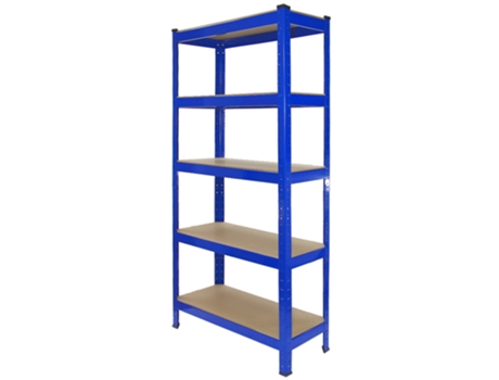 Estante MONSTER RACKING T-Rax de Aço Sem Parafusos (Azul - 75x30x150cm)