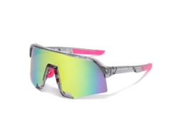 Oculos De Desporto S3 Yuysan Para Ciclismo, Proteção Contra Vento E Areia, Equipamento Para Bicicleta - Dourado