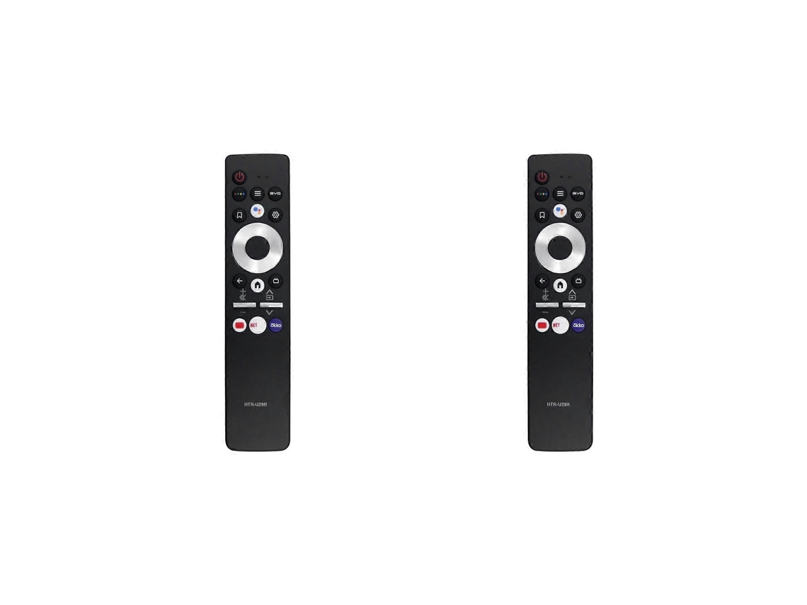2 Controles Remotos De Voz Htr-u29r Para Smart Tv Haier 50" H50k6ug H55k6ug H65k6ug Bx2 Smart Tv Dx_glo