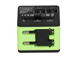 Laxiscreed Adaptador De Viagem Universal, Compatível Em Vários Países, Ideal Para Uso Global