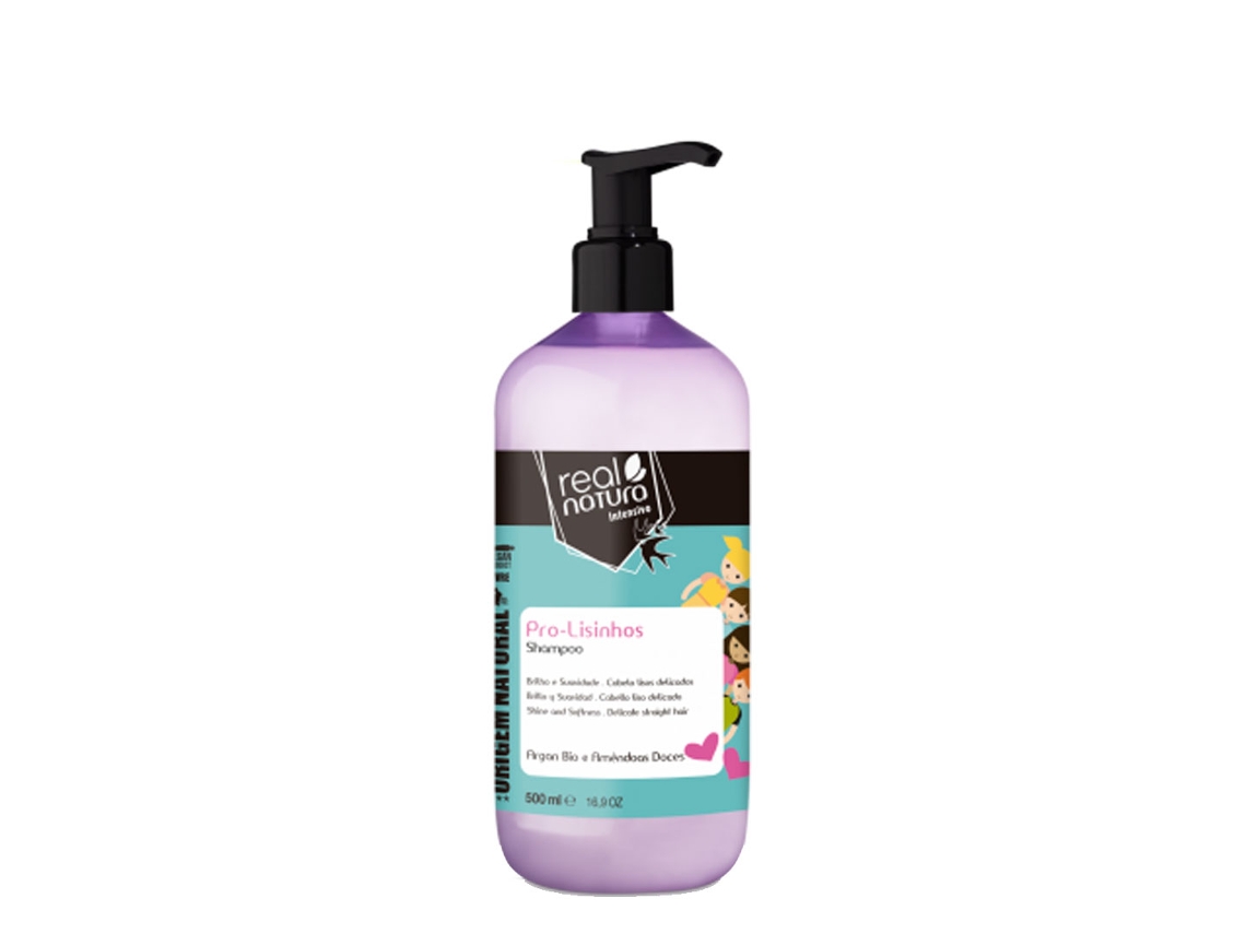 REAL NATURA Pro Lisinhos Anti Frizz Champô 500Ml