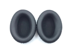 Almofadas Lurelia para fones de ouvido Sennheiser HD 660s/650/600/545/565/580, com couro sintético e espuma viscoelástica, preto/azul, 1 par