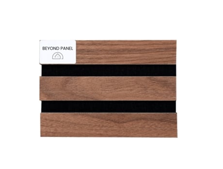 Painel Acústico Walnut (black Flet)