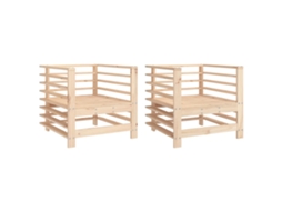 Garden Chair, Garden Chairs Vidaxl Marrom Madeira De Pinho (n/a)
