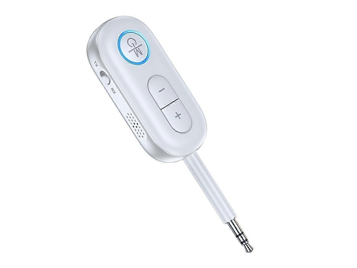 Adaptador Aux Sem Fio 2 Em 1, Transmissor E Receptor Bluetooth Portátil Para Áudio De Carro E Casa.