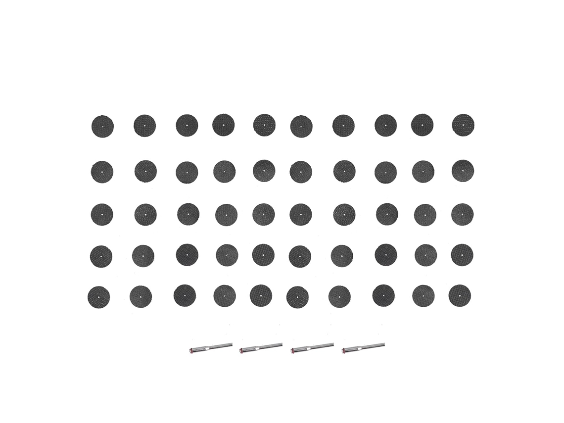 Conjunto De Discos Corte Para Resina, Haste De 4, 5cm 1, 8 Polegadas, Pacote Com 50 Mini Discos De Corte Para