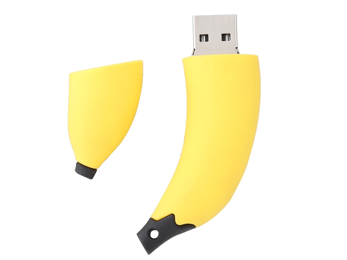 Pen Drive Usb 2.0 Mini Portátil 16gb Amarelo Para Windows Vista/7/10/mac