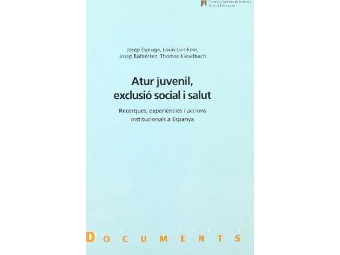 Livro Atur juvenil i exclusió social i salut de Espluga e Josep (Espanhol)