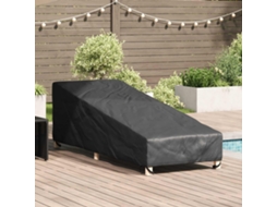 Vidaxl Capa Para Móveis De Exterior 203 X 81 X 63 Cm Retangular Preto