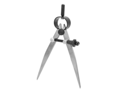 Compás De Cuero 45 Acero Divisor De Alas Divisor De Resorte Calibre Con Piernas Templadas 100mm