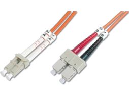 Cabo Fibra Ótica DIGITUS (LC - SC - 3 m - Laranja)