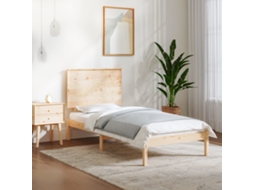 Estrutura Cama Pequena Solteiro 75x190 Cm Madeira Maciça