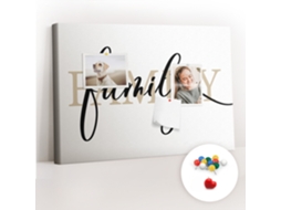 Lousa De Cortiça Inscrição "família" Para O Escritório Espelharte (60x40 Cm)