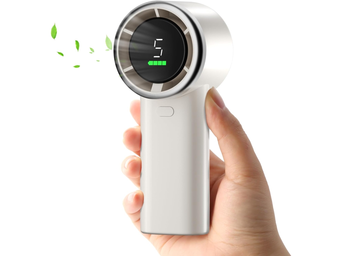 Ventilador Mini Usb Alta Velocidade, 3600mah, 13000 Rpm, 5 Velocidades BRILVIBERA