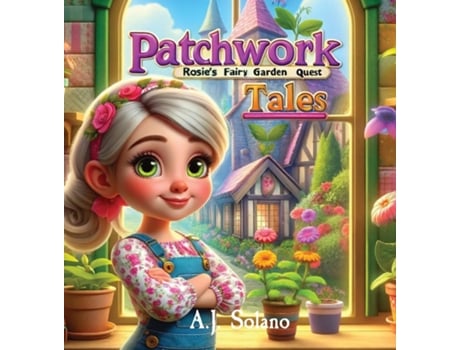 Livro Patchwork Tales Rosies Fairy Garden Quest de Solano (Inglês)
