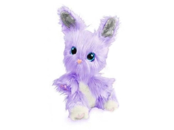 Brinquedo De Pelúcia Coelho Roxo Banho Higiene Fingimento Adotar Presente Para Crianças