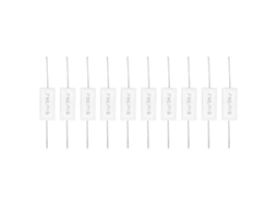 10 Peças de Resistor de Cimento 5w 3kr Precisão ±5% Componentes Eletrônicos para PCB