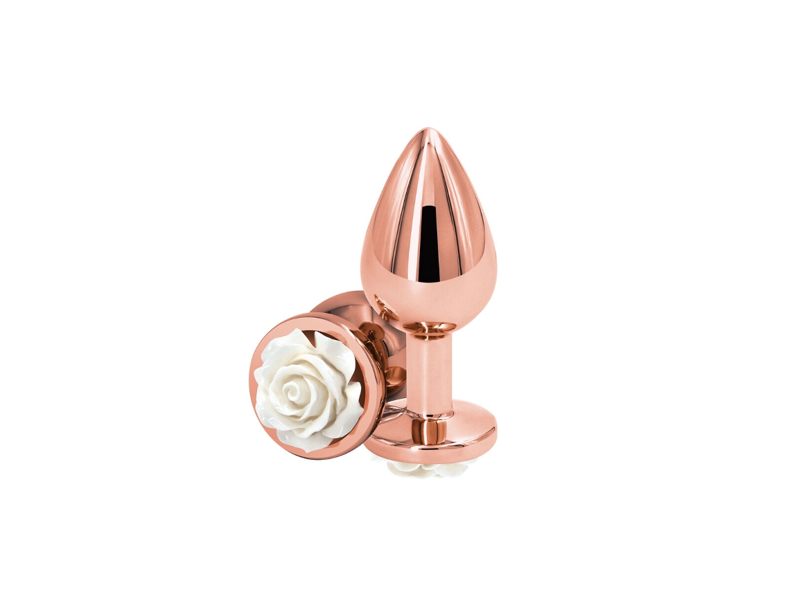 Plug Anal NS NOVELTIES Rear Assets (Branco - Ø 3,3 cm)