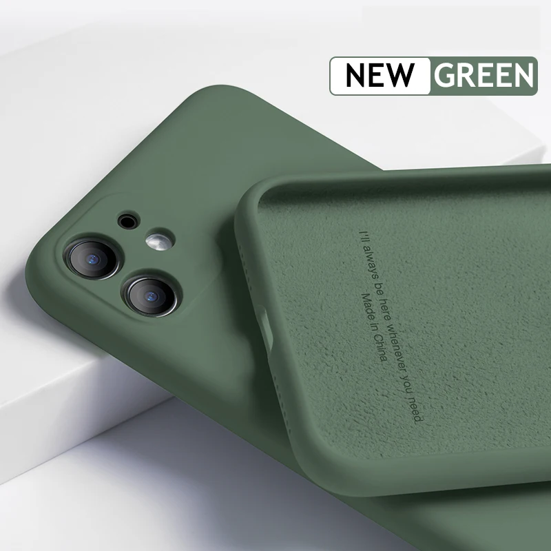 Capa Ultrafina Para Iphone 11 De 6,1 Polegadas (verde Escuro)