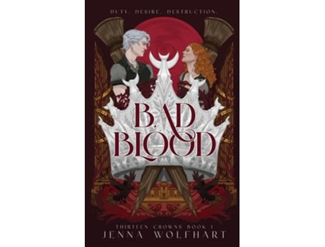 Livro Bad Blood de Jenna Wolfhart (Inglês)