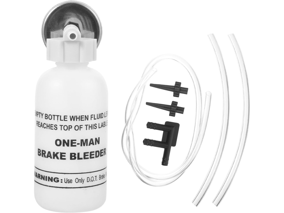 1 Conjunto De Kit Para Sangria De Freios Automotivos Com Ferramenta E Frascos Para Fluido De Freio.