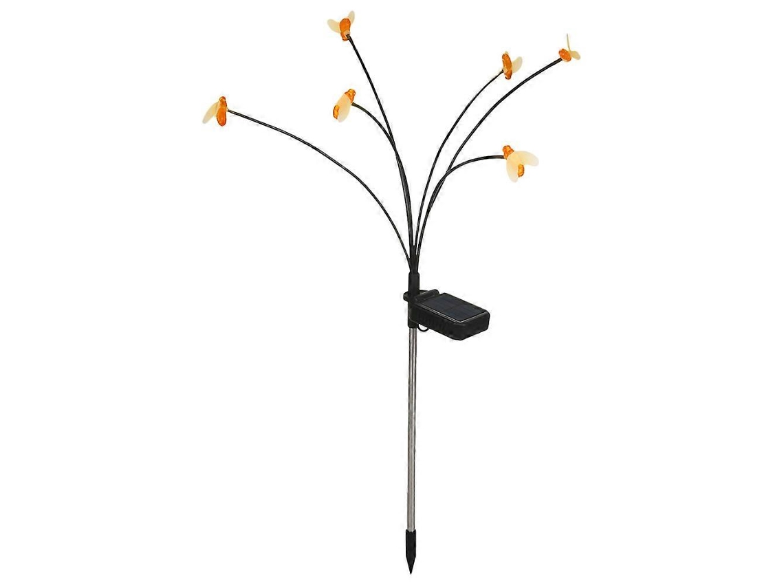 Luz Solar Para Jardim Luz Decorativa Para Jardim Novidade Luz Solar Em Formato De Abelha Lâmpada De Estaca Movida A Energia Solar Olysi Shop