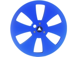 Fita cassete virgem resistente à corrosão, várias cores, 7 polegadas, aberta, para toca-fitas, azul.