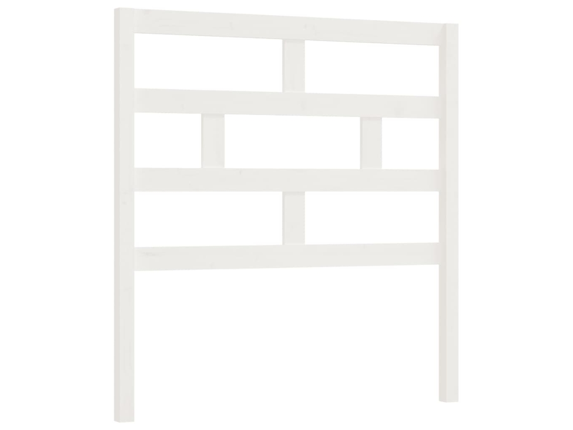 Bed Headboard, Bed Headboards Vidaxl Branco Madeira De Pinho (81 X 100 Cm)