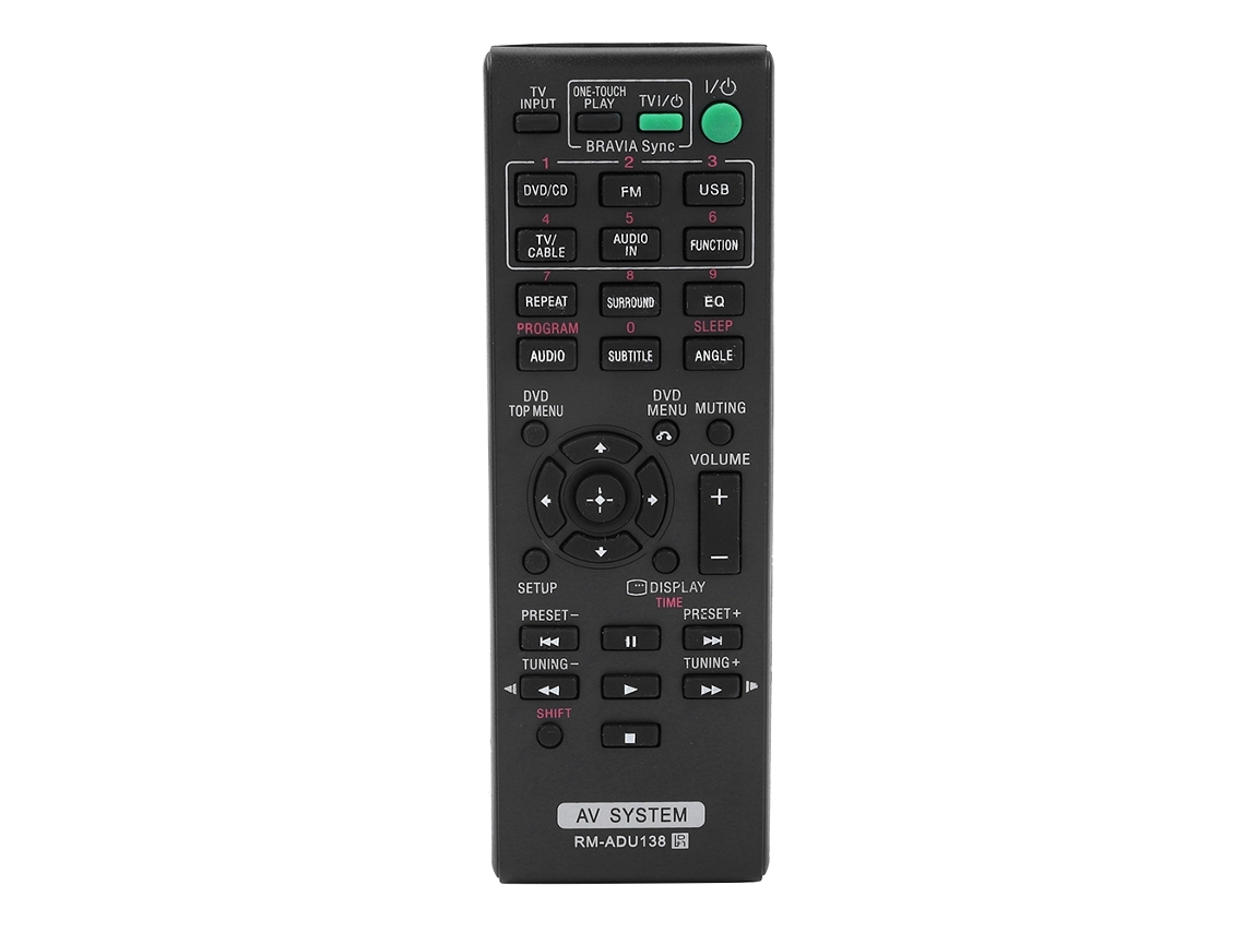 Controle Remoto Inteligente Para Sistema Av Sony Rm-adu138