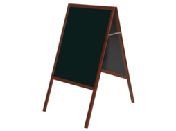 Quadro Cavalete Para Giz Bioffice (45x90cm, Cerejeira )
