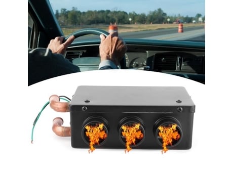 12V Aquecedor de Carro Ventilador de Pára-Brisa Descongelador 50W 119186 ZERODIS